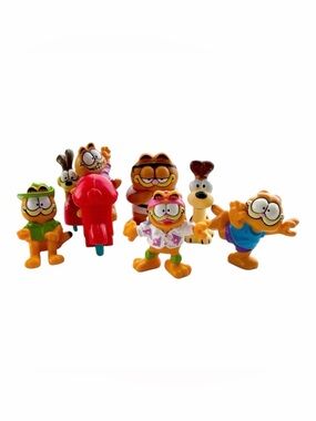 VTG 70-80’s Garfield PVC Collectible Figurines Lot 2"